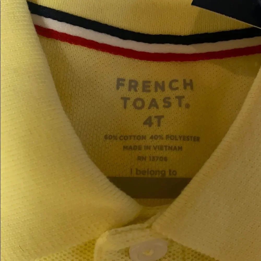 FRENCH TOAST - Yellow Polo (29) - Picture 5 of 5